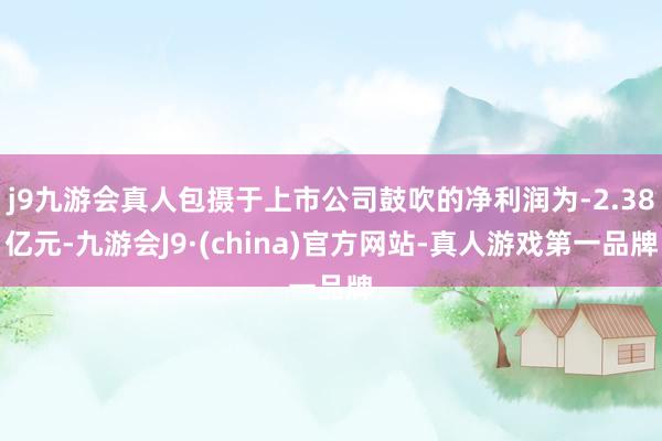 j9九游会真人包摄于上市公司鼓吹的净利润为-2.38亿元-九游会J9·(china)官方网站-真人游戏第一品牌